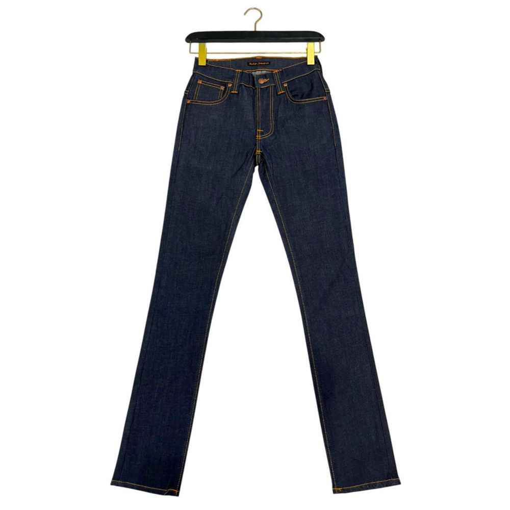 Nudie Jeans Blue Cotton Jeans Denim