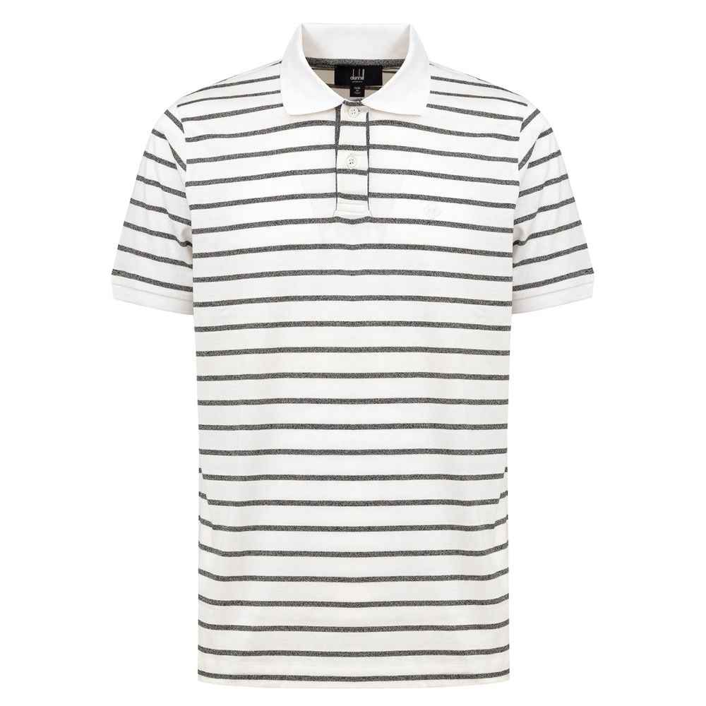 Dunhill White Cotton Polo Shirt