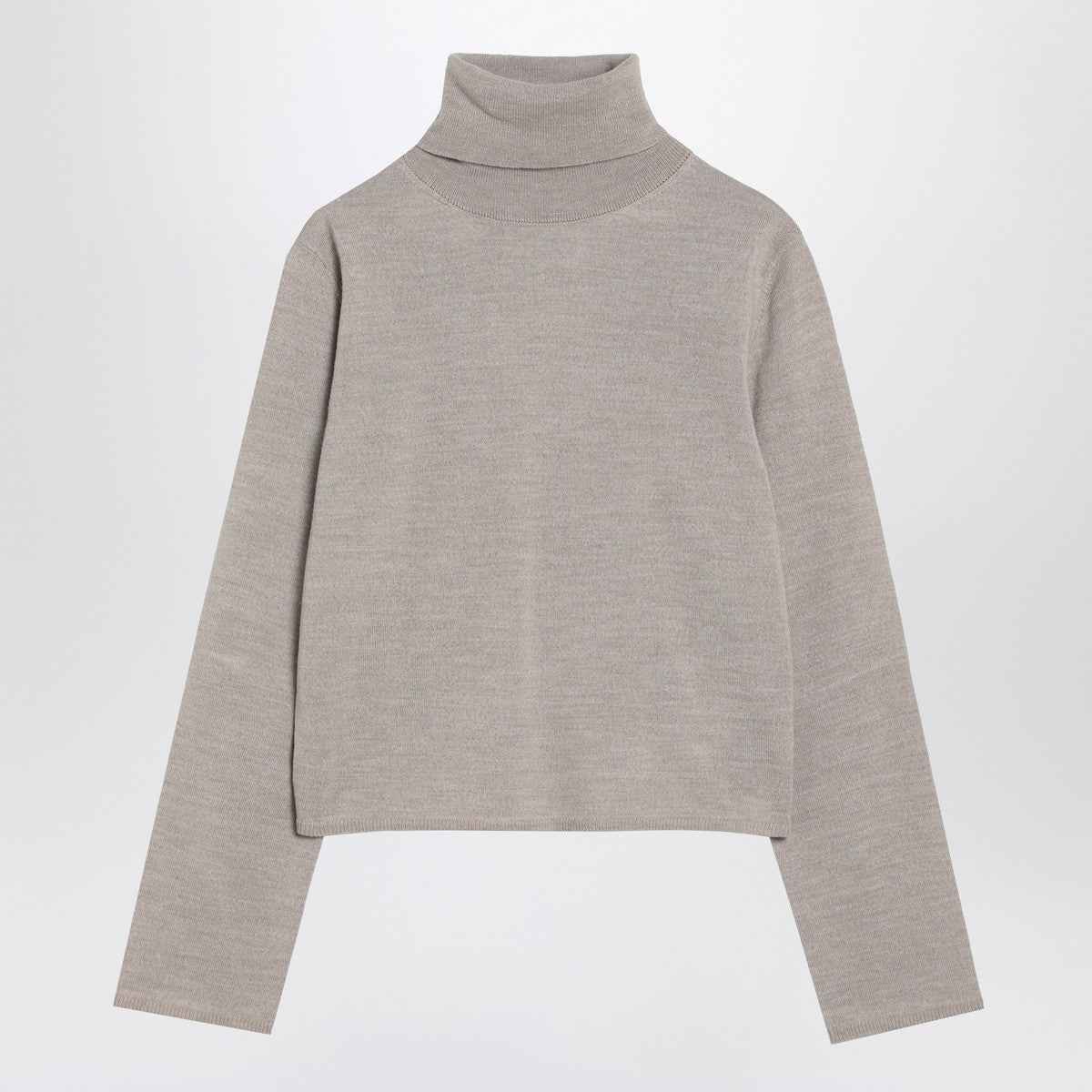 MM6 Maison Margiela Beige wool blend turtleneck sweater