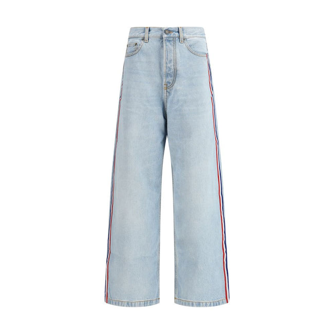 Fiorucci Light Blue Cotton Jeans Denim