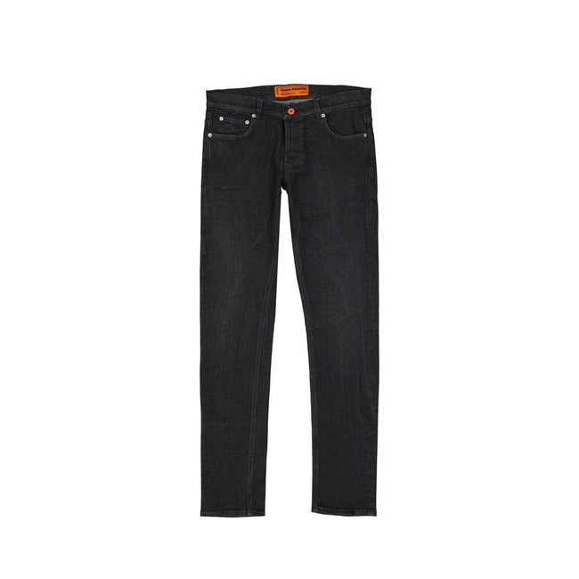Heron Preston Black Cotton Slim Fit Jeans