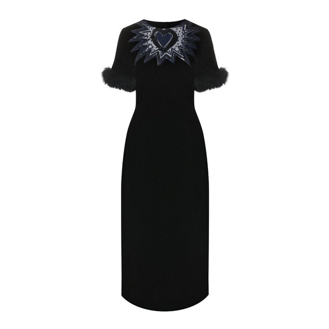 Fendi Black Viscose Cocktail Dress