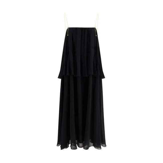 Chloé Black Silk Casual Dress