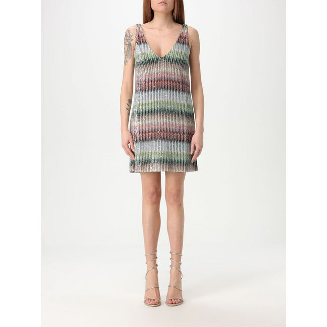 Missoni Bicolor Viscose Cocktail Dress