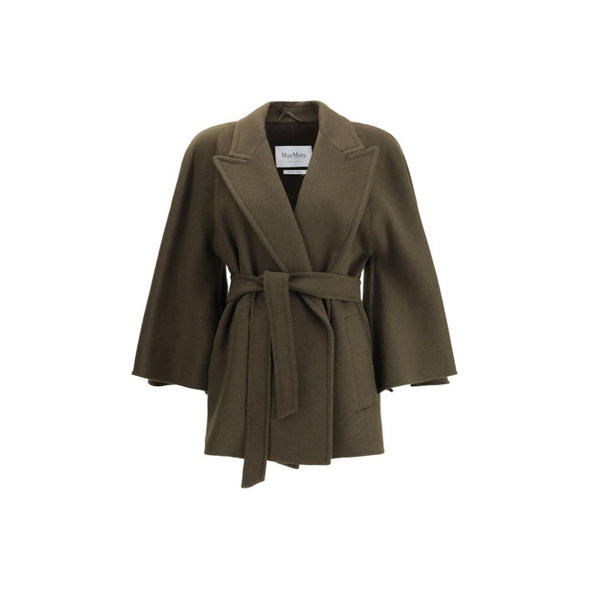 Max Mara Bicolor Camel Hair  Coat
