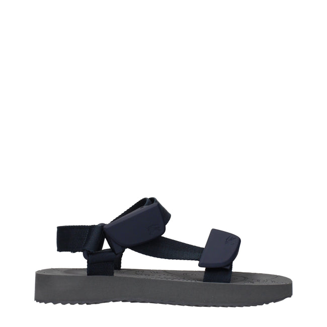 Burberry Blue Fabric Sandals