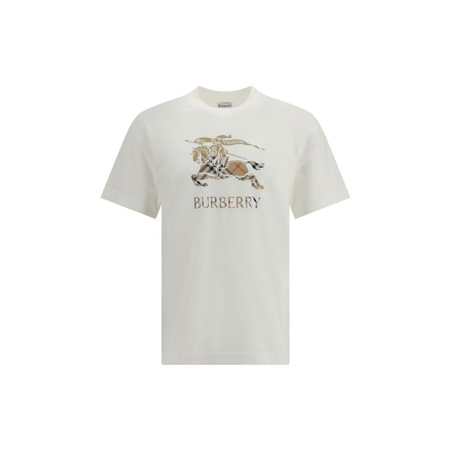Burberry White Cotton T-Shirt