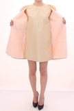 Andrea Incontri Pink Short Sleeves Jacket Coat