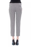 BYBLOS Black Viscose Women Pant