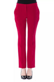 BYBLOS Fuchsia Polyester Women Pant