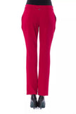 BYBLOS Fuchsia Polyester Women Pant