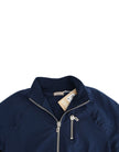 John Galliano Blue zip cotton cardigan