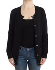 John Galliano Black wool cardigan