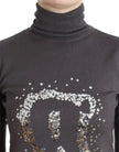John Galliano Brown turtleneck cotton sweater