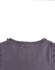 John Galliano Purple cotton jersey dress