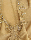 Cavalli Gold embellished gold shrug