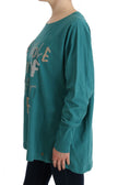 John Galliano Green Cotton Oversized Sweater