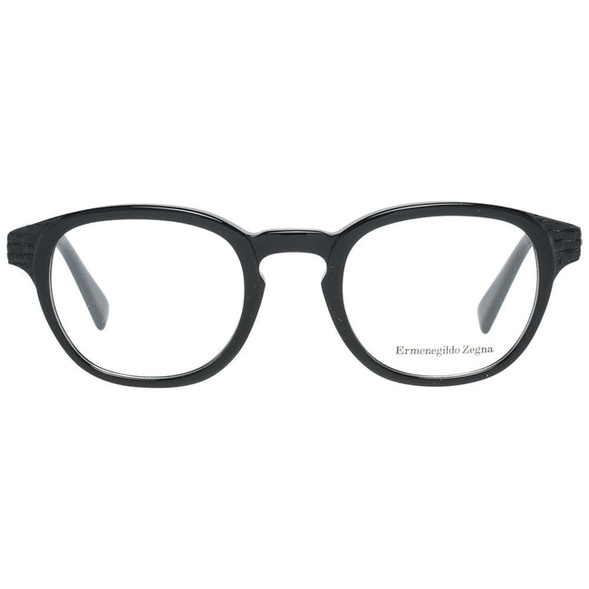 Ermenegildo Zegna Black Plastic Glasses (Frames)