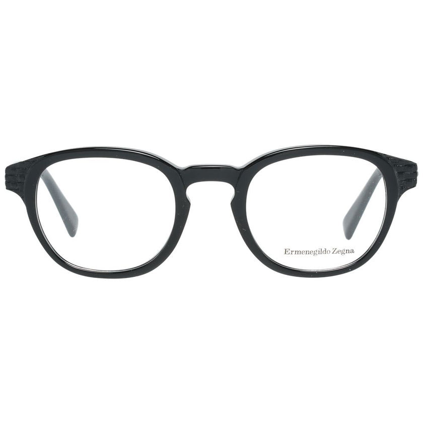 Ermenegildo Zegna Black Plastic Glasses (Frames)