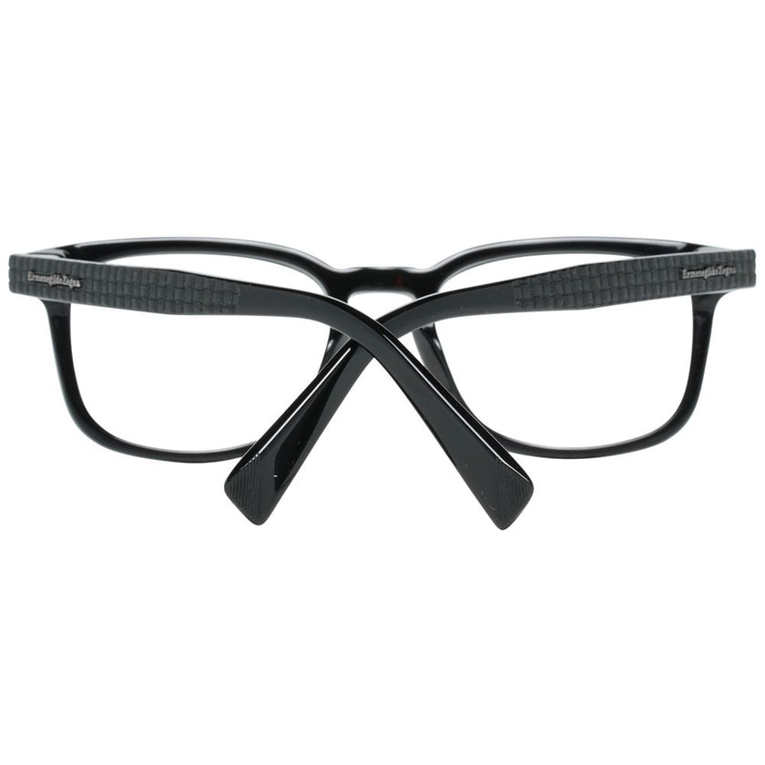 Ermenegildo Zegna Black Plastic Glasses (Frames)
