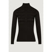 Morgan De Toi Black Viscose Turtleneck