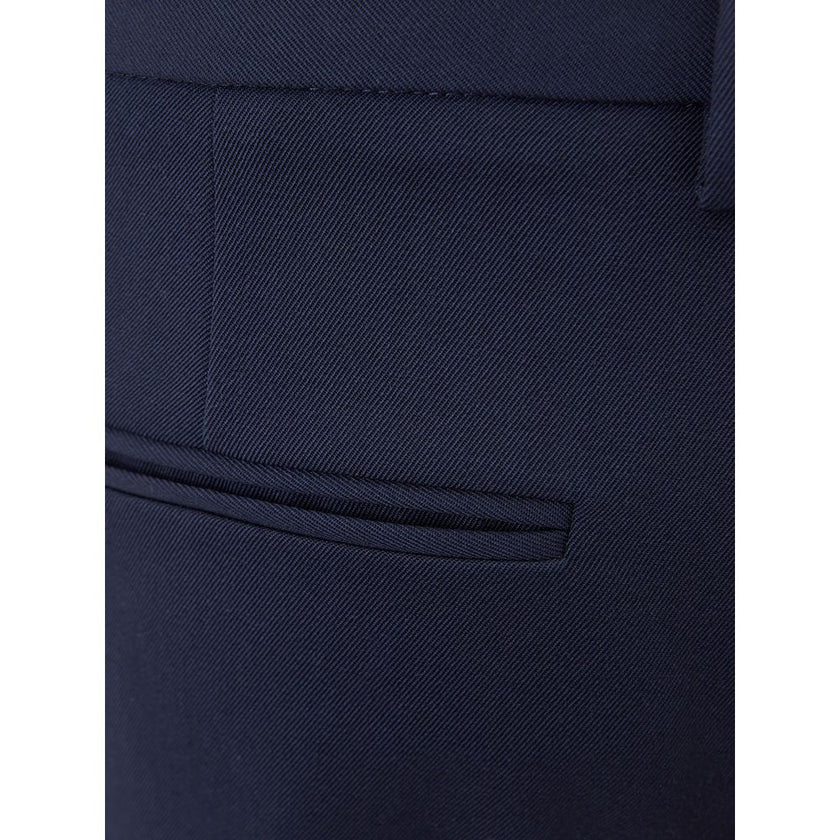 Lardini Blue Wool Dress Pants