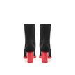 Alexander McQueen Black Neoprene Ankle Boots