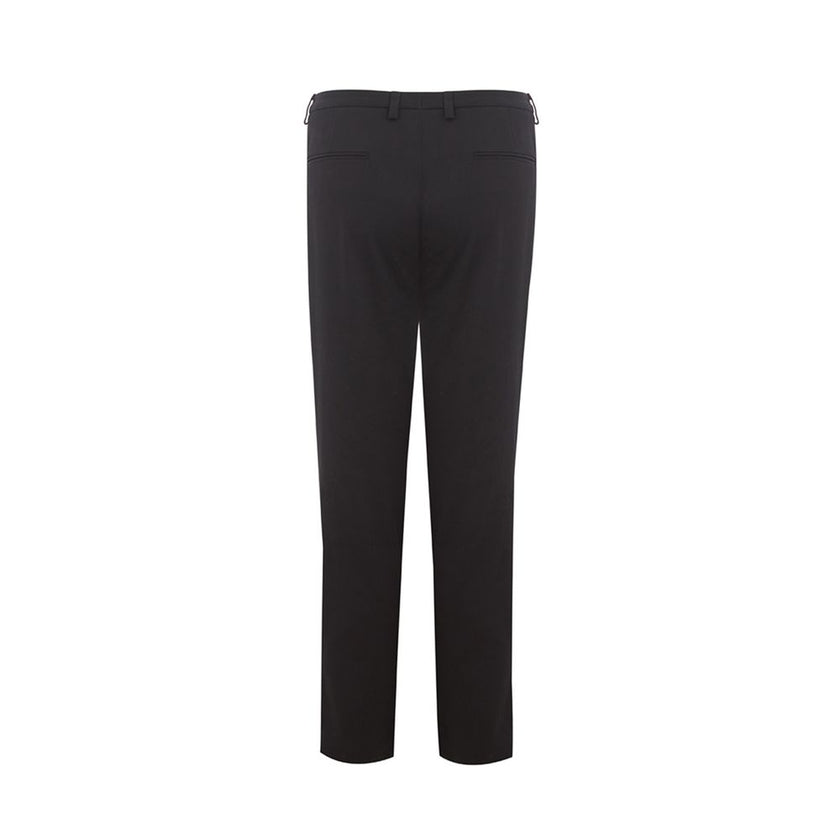 Lardini Black Cotton Chino Pants