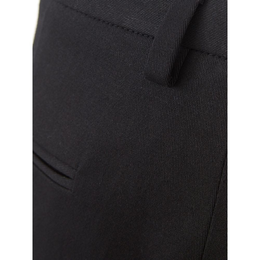 Lardini Black Cotton Chino Pants