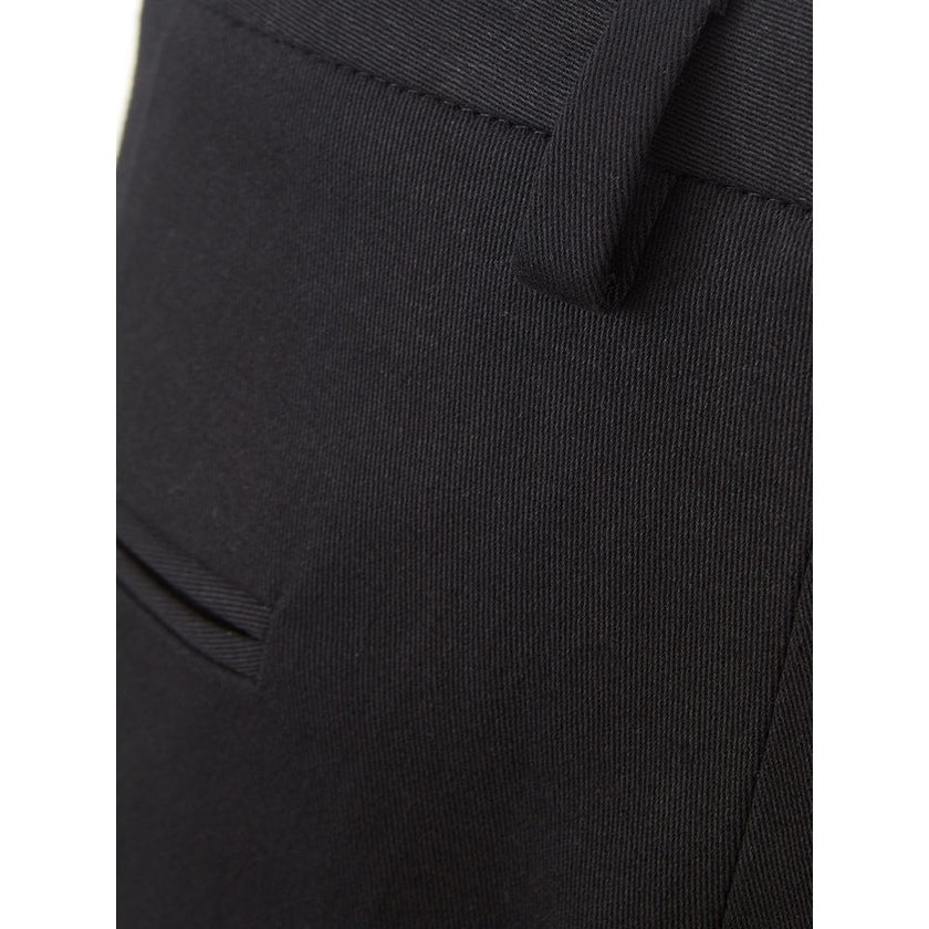 Lardini Black Cotton Chino Pants
