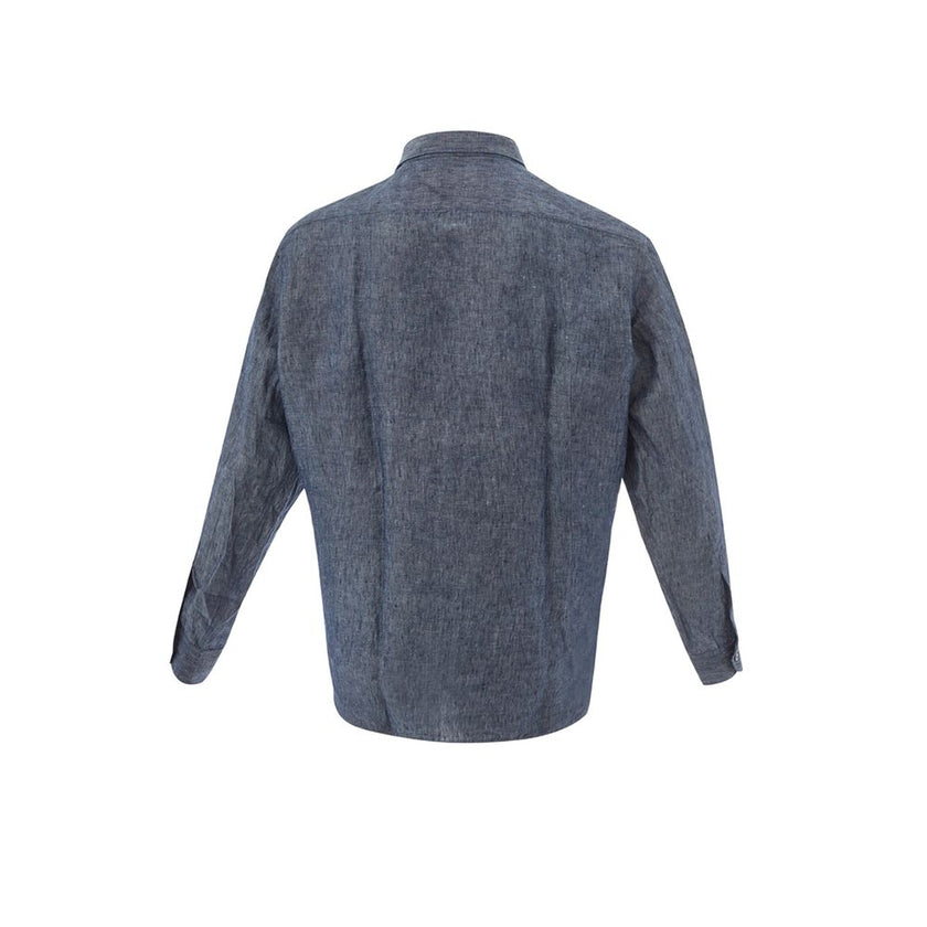 Lardini Blue Denim Shirt