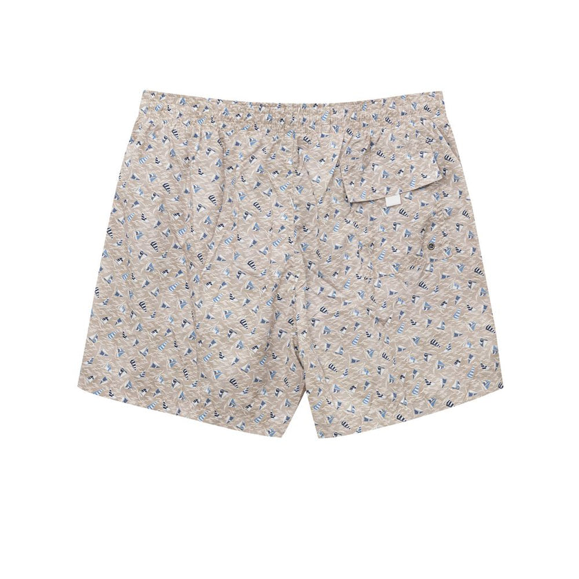 Canali Beige Polyester Swim Shorts