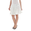 John Galliano White Cotton Women Skirt