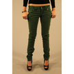John Galliano Green Cotton Women Jean