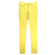 John Galliano Yellow Cotton Women Jeans