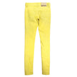 John Galliano Yellow Cotton Women Jeans