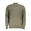Timberland Organic Cotton Half Zip Sweater - Lush Green