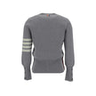 Thom Browne Gray Fleece Wool Sweatshirt
