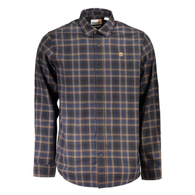 Timberland Blue Cotton Men's Shirt