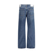 Agolde Blue Cotton Straight-Leg Jeans