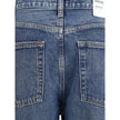 Agolde Blue Cotton Straight-Leg Jeans