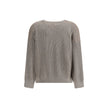 Brunello Cucinelli Beige Cotton Sweatshirt