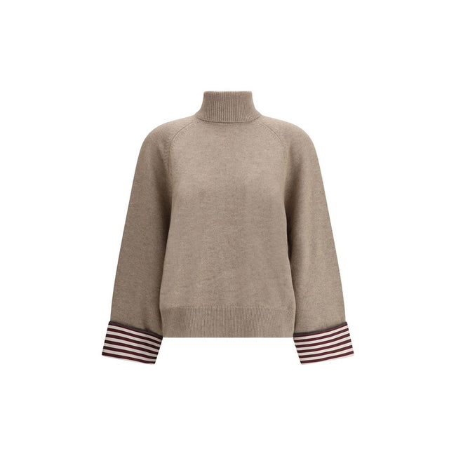 Brunello Cucinelli Beige Cashmere Cashmere Sweater