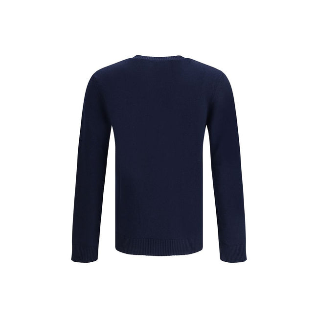 Valentino Blue Fleece Wool Sweatshirt