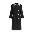 Burberry Black Cotton Coat