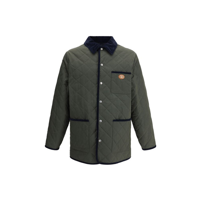 Valentino Bicolor Polyamide Coat