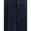 Valentino Blue Cotton Pants