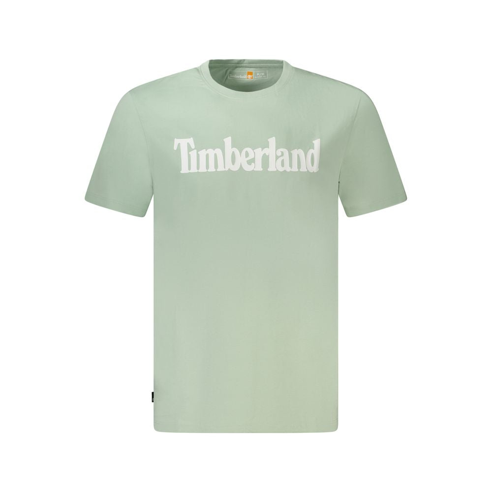 Timberland Verde Cotton Men T-Shirt