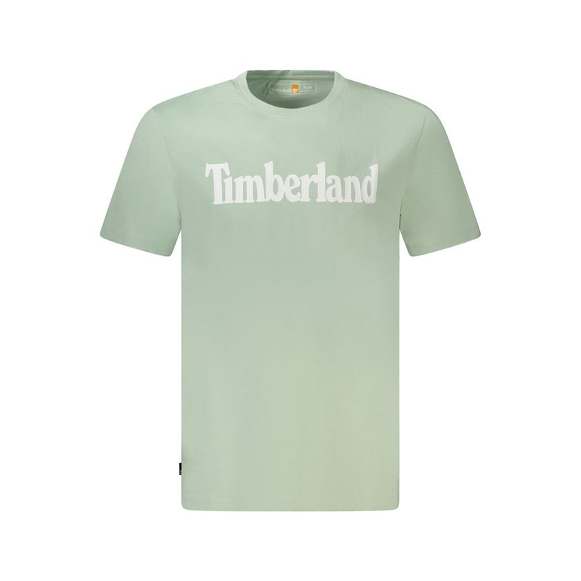 Timberland Verde Cotton Men T-Shirt