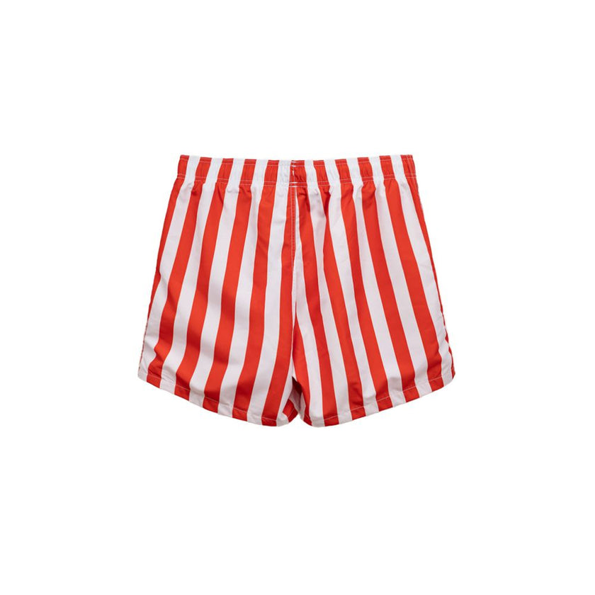 Emporio Armani Red Polyester Swim Shorts